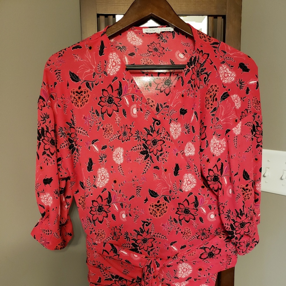 Wrap blouse